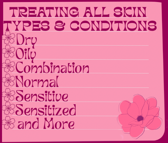 skin types and conditions